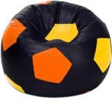 Style Homez XXXL Football Bean Bag Bean Bag Chair With Bean Filling