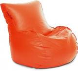 Style Homez XXXL Mambo XXXL Size Orange With Beans Lounger Bean Bag With Bean Filling