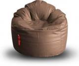 Style Homez XXXL Modern Mooda Rocker Chocolate Bean Bag Sofa With Bean Filling