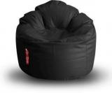 Style Homez XXXL Modern Mooda Rocker XXXL Size Black Color With Beans Lounger Bean Bag With Bean Filling