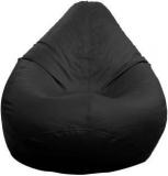 Styleco XXL Black Teardrop Bean Bag With Bean Filling