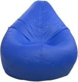 Styleco XXL Blue Teardrop Bean Bag With Bean Filling