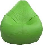 Styleco XXXL Green Teardrop Bean Bag With Bean Filling