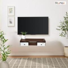 Stymax TV ENTERTAINMENT UNIT WITH 2 DRAWER FOR WALL / HOLDER / 2DRNP03 Engineered Wood TV Entertainment Unit