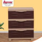 Supreme Furniture Fusion DR 3 Drawer Set Plastic Cupboard