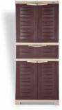 Supreme Fusion 02, MDR 1 Plastic Cabinet, Middle Chest Of Drawer G.Brown Plastic Almirah