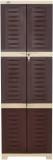 Supreme Fusion 3 Four Door Storage Cabinet In Brown & Beige Plastic Cupboard