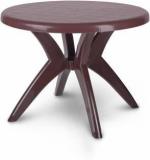 Supreme Marina 4 Seater Plastic Round Dining Table For Home Plastic Coffee Table