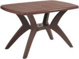 Supreme Melody Four Seater Dining Table, Globus Brown Plastic 4 Seater Dining Table