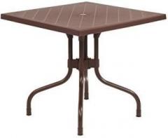 Supreme Olive Dining Table, Globus Brown Plastic 4 Seater Dining Table