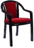 Supreme Ornate Chair In Black & Red Colour