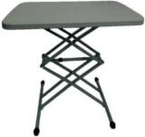 Supreme Scissor Height Adjusting Table, Grey Plastic 2 Seater Dining Table