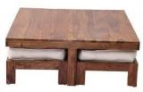 Suryavanshi Rosewood Law Height 4 Seater Dinning Table By Suryavanshi Solid Wood 4 Seater Dining Table