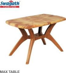 Swagath Furniture MAX Only Dining Table Plastic 4 Seater Dining Table