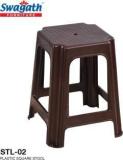 Swagath Furniture Palstic square stool Outdoor & Cafeteria Stool