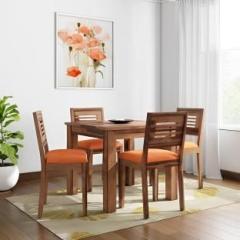 Swangia Arts Solid Sheesham Wood Dining Set For Dining Room/ Kitchen/ Hotel | Solid Wood 4 Seater Dining Set