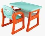 Swingish Foldable Study Desk for Kids Play Table and Chair Set with Storage Rack Desk Plastic Study Table