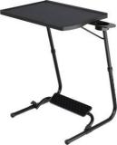 Table Magic Black Pro Executive Laptop Table with Footrest and Cup Holder Plastic Multipurpose Table