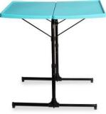 Table Magic Laptop Table Aqua Blue 2.0 Mat Finish Double Top Plastic Multipurpose Table