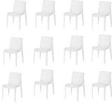 Tarun Gramudyog Contemporary Plastic ventilated Chair Sleek Design for Home and Office Plastic Dining Chair