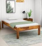 Taskwood Furniture Taskwood Furniture Sheesham Wood Single Bed Without Storage For Bed Room Solid Wood Single Bed