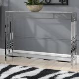 Teakbliss Steel Console Table