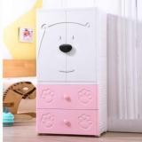 The Tickle Toe T3 HX0030631 P Plastic 2 Door Wardrobe