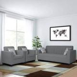 The Wooden City Living Room & Office 5 Seater Sofa Fabric 3 + 1 + 1 Sofa Set