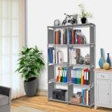 Thos 10 Layer Simple Bookshelf/Multipurpose Rack/Children Bookcases/File Rack For Office/Storage Organizer/Cabinet Shelves For Bedroom Office Living Room Metal Open Book Shelf