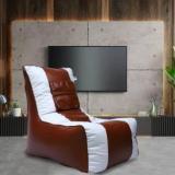 Threadvibeliving XXXL Lounger Bean Bag With Bean Filling