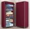 Furnigully 1 Door 6 Shelf Fabric PP Carbon Steel Collapsible Wardrobe