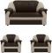 Sekar Lifestyle Polyurethane Series Leatherette 2 + 1 + 1 Sofa Set