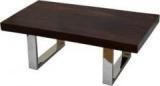 Timbertaste SS Frame Rosewood Top Metal Coffee Table