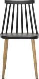 Tofarch APT Black Plastic Dining Chair