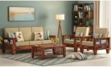 Top 10wood Fabric 3 + 1 + 1 Sofa Set