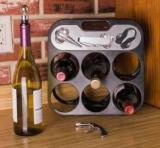 Total Gifts Plastic Wine Rack