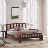 Touchwood Sheesham Wood Queen Size Bed Without Storage For Home & Bedroom Palang DoubleBed Metal Queen Bed