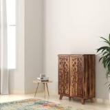 Touchwood Solid Wood Bar Cabinet For Home | Wooden Bar Cabinet | Home Bar Furniture Solid Wood Bar Cabinet