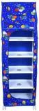 Toys On Mind Baby Wardrobe For Kids Multipourpose 6 Shelves Wardrobe Almirah Plastic 1 Door Wardrobe