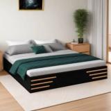 Trevi Sherpa King Bed Engineered Wood King Bed