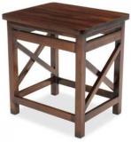 True Furniture Sheesham Wood Bedside End Table For Home And Living Room Solid Wood Bedside Table