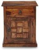 True Furniture Sheesham Wood Bedside End Table With Storage For Living Room Solid Wood Bedside Table