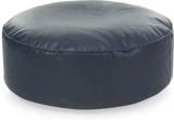 Txor Large Premium Leatherette Classic Round Floor Cushion Bean Bag Footstool With Bean Filling