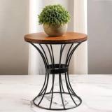 Uhud Crats End Table For Living Room, Bedroom, Small Spaces Side Table Metal End Table