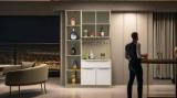 Ultrafresh Home Bar Cabinets, Bar Cabinet For Home, Cabinet Furniture For Living Room Engineered Wood Bar Cabinet