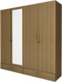 Unicos Prospero 4 Door Wardrobe Engineered Wood 4 Door Wardrobe