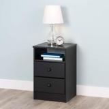 Unitek Furniture Sheesham Wood Night Stand Bedside End Table With 2 Drawers Furniture For Bedroom Solid Wood End Table