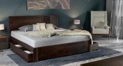 Urban Ladder Alaca Solid Wood Queen Bed With Storage