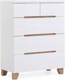 Urban Ladder Oslo Engineered Wood Free Standing Chest Of Drawers