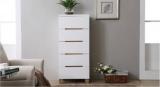 Urban Ladder Oslo Tall Engineered Wood Free Standing Chest Of Drawers